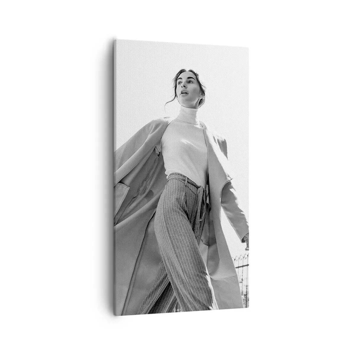 Impression sur toile - Image sur toile - Tu viens avec moi? - 55x100 cm