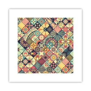 Affiche - Poster - Ambiance marocaine - 30x30 cm