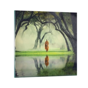Impression sur verre - Image sur verre - En route vers l'illumination - 70x70 cm