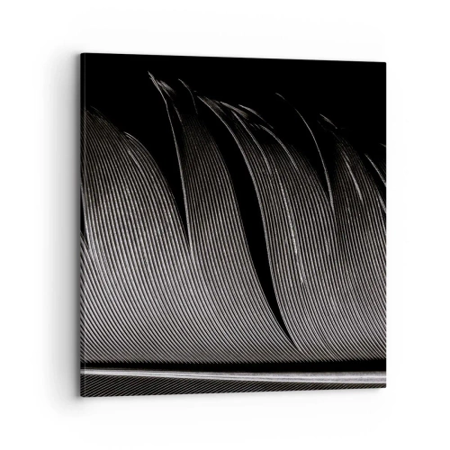 Impression sur toile - Image sur toile - La plume – un design magnifique - 70x70 cm