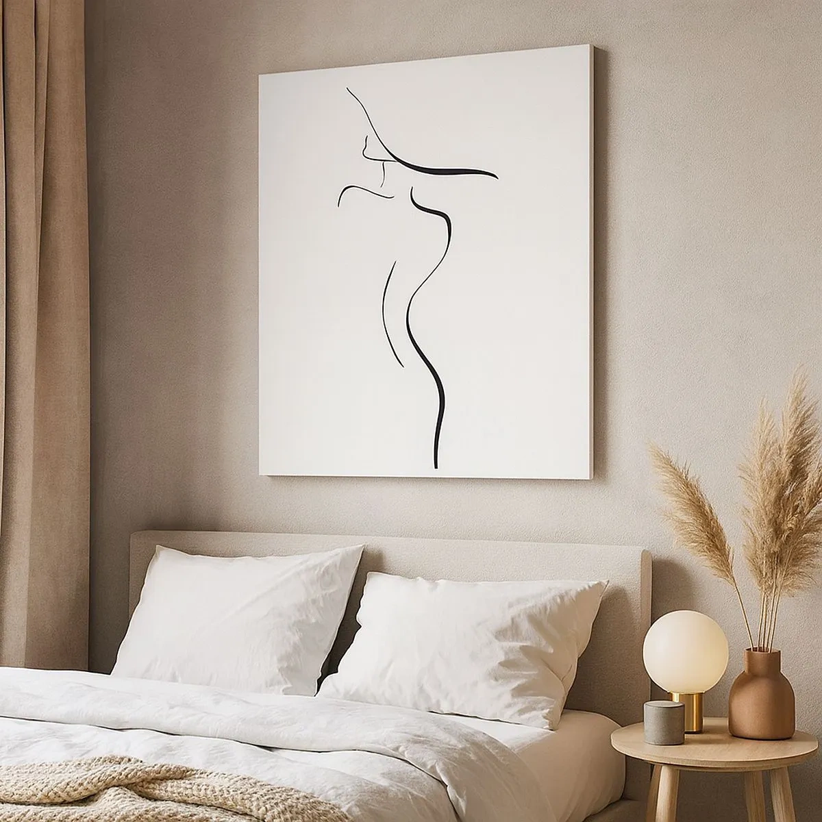 Impression sur toile - Image sur toile - Insaisissable comme une vague - 30x30 cm