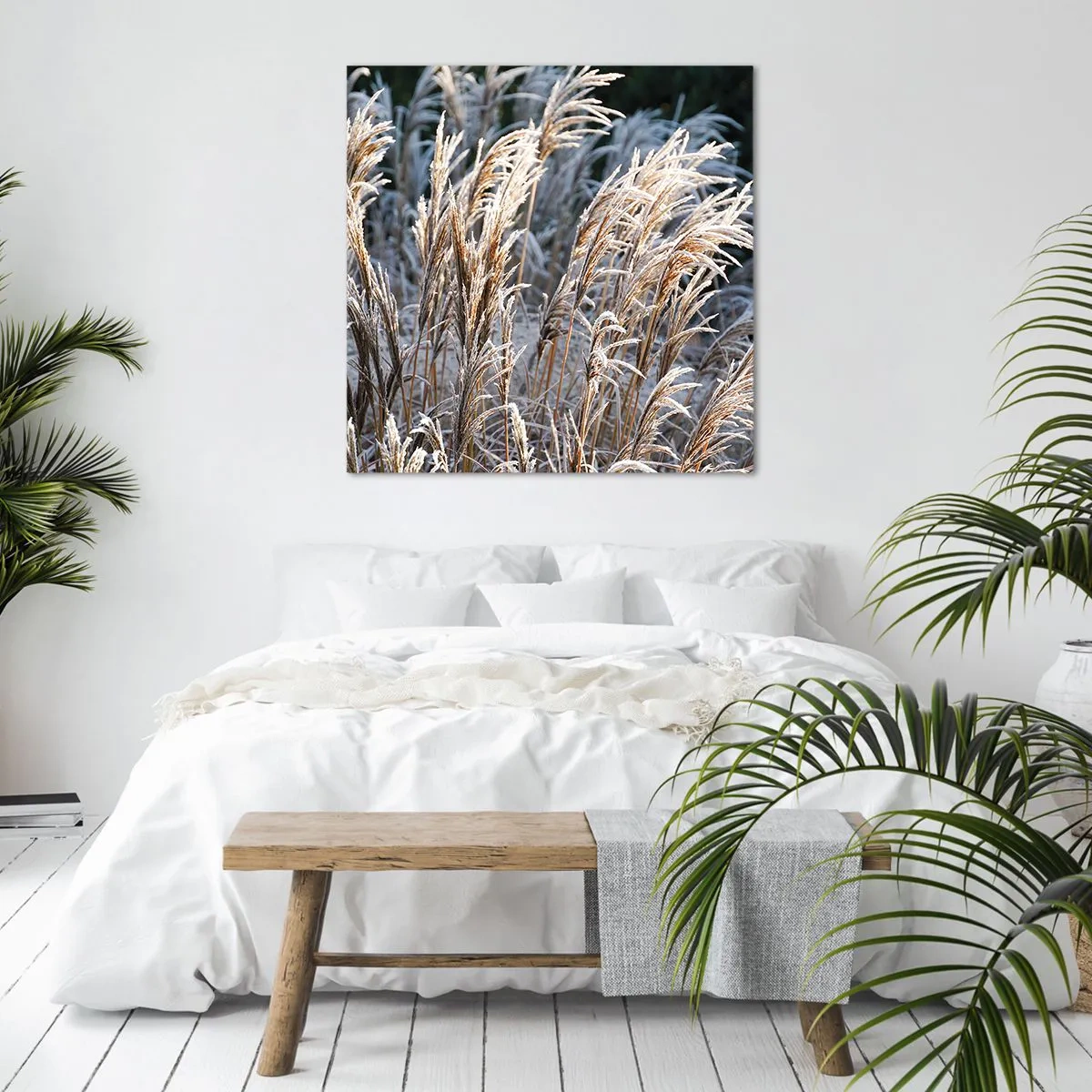 Impression sur toile - Image sur toile - Habillé de givre - 40x40 cm