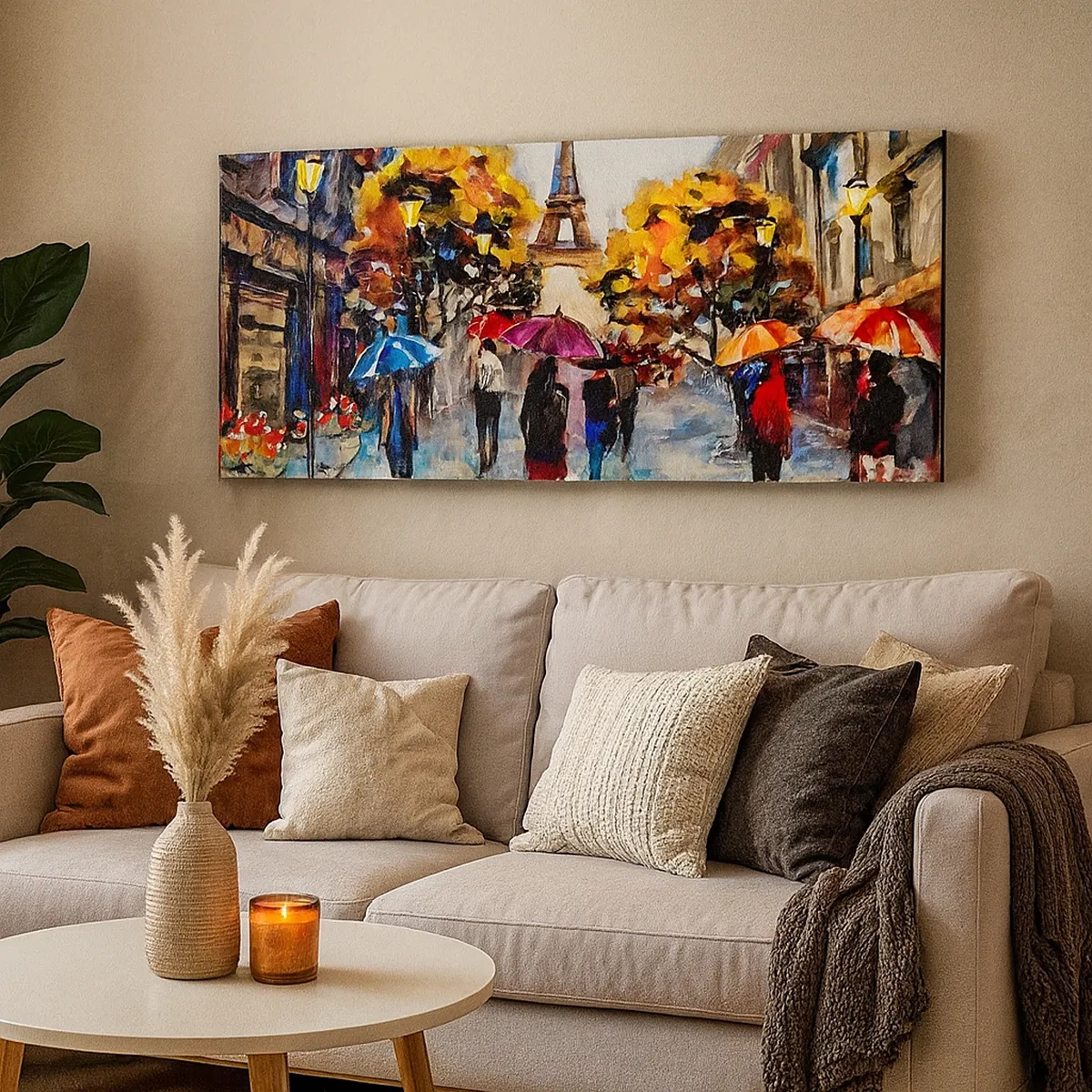 Impression sur toile - Image sur toile - Particulièrement beau en automne - 30x30 cm