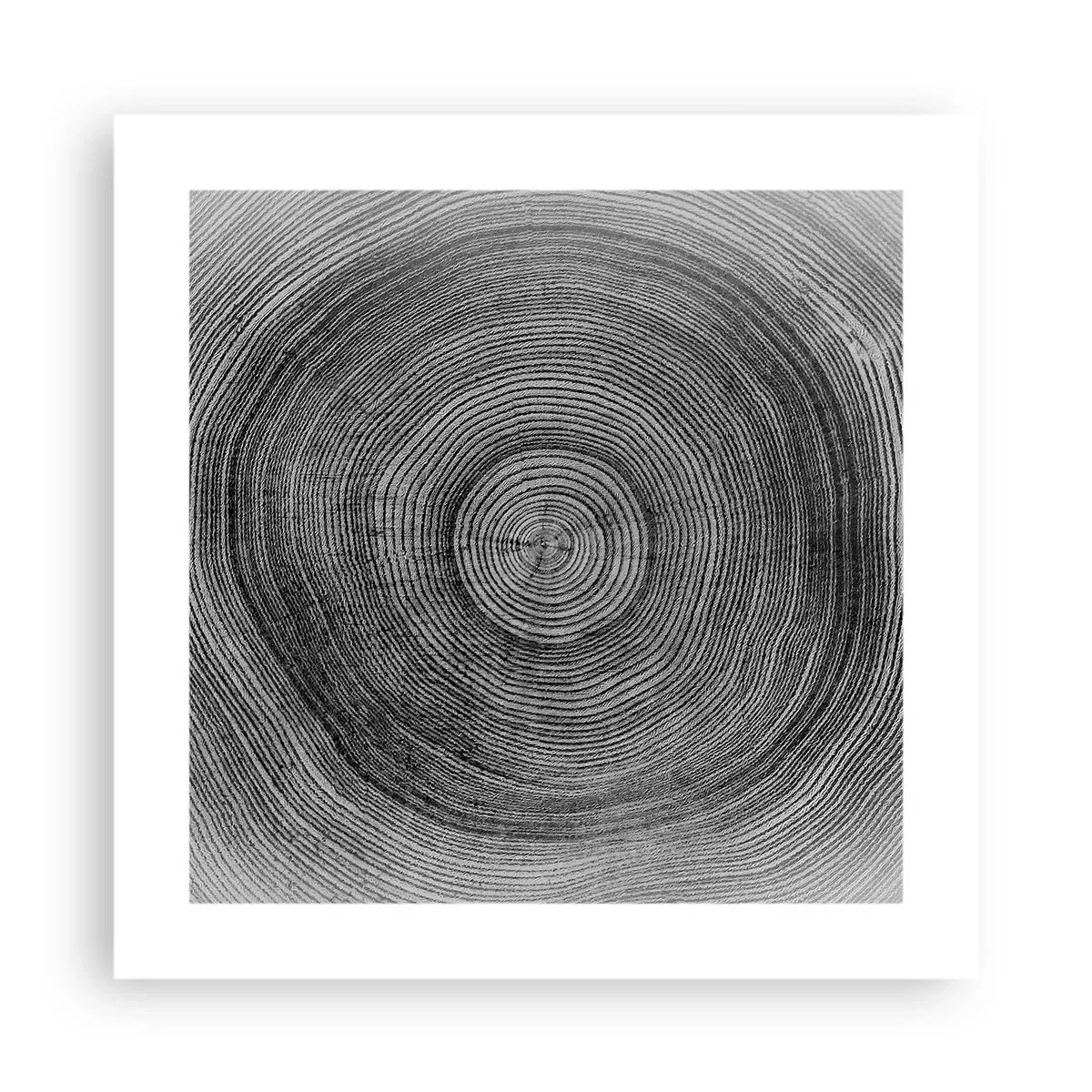 Affiche - Poster - Signe du temps - 40x40 cm