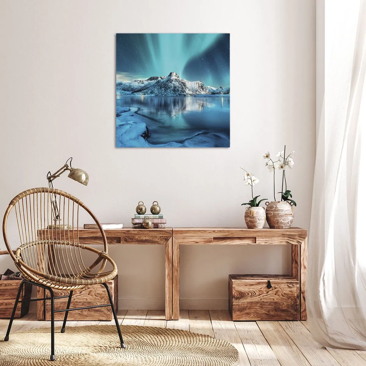 Impression sur toile - Image sur toile - Nuit de lumières - 40x40 cm