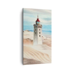 Impression sur toile - Image sur toile - Toujours regarder la mer - 45x80 cm