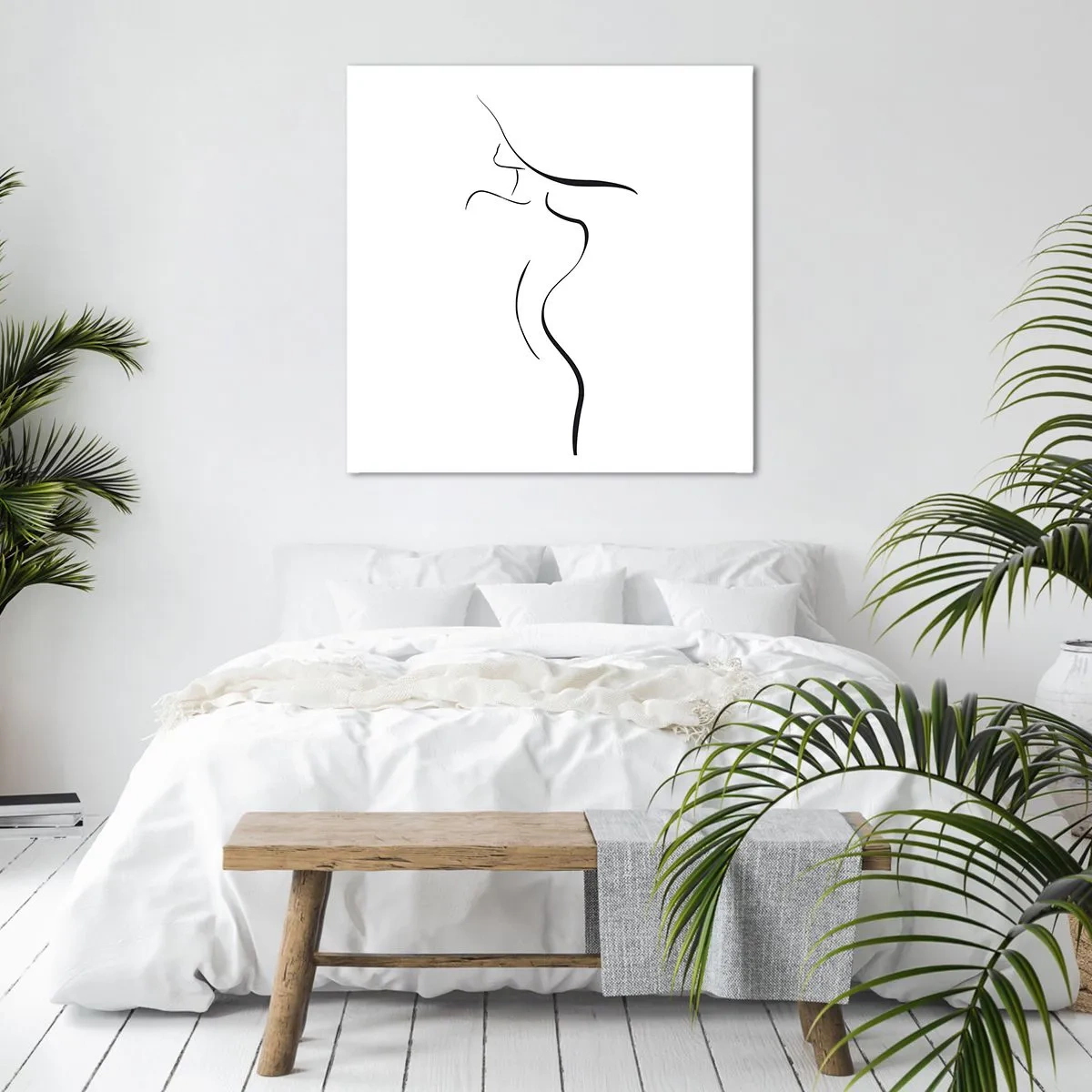 Impression sur toile - Image sur toile - Insaisissable comme une vague - 70x70 cm