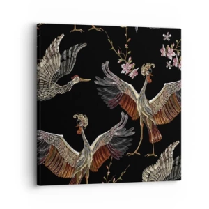 Impression sur toile - Image sur toile - Un oiseau de conte de fées - 30x30 cm