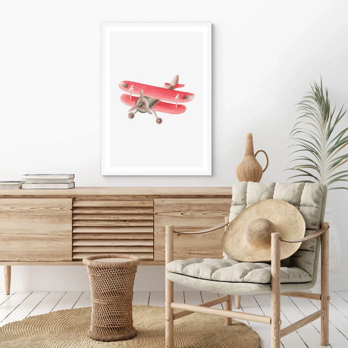 Affiche dans un cadre blanc - Poster - Prêt pour les hauts vols - 61x91 cm