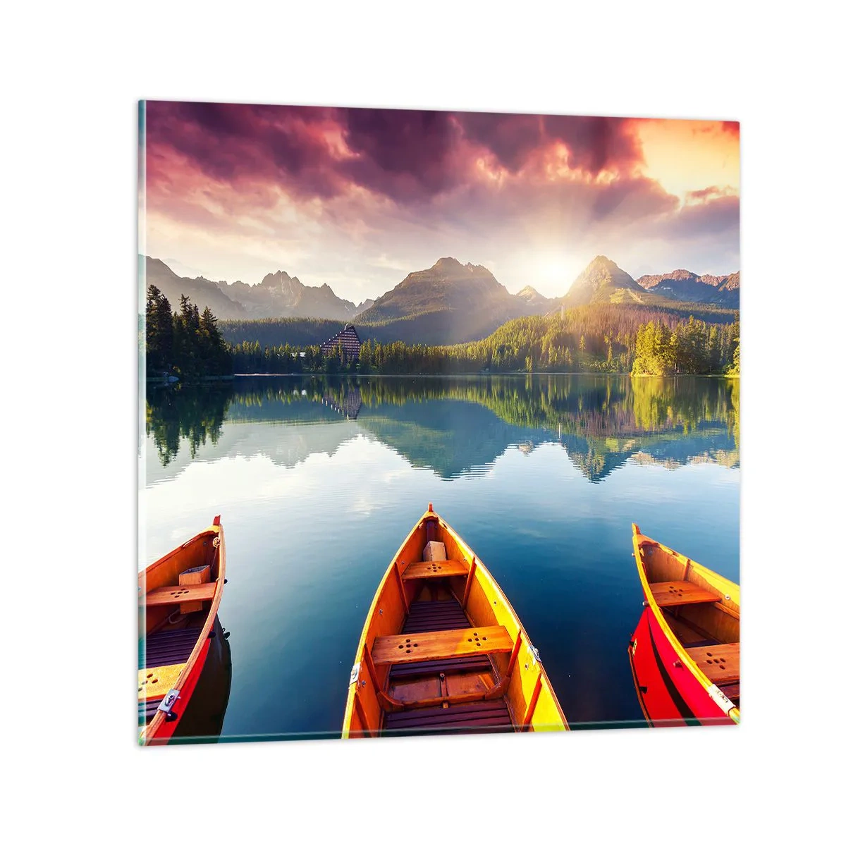 Impression sur verre - Image sur verre - Rien contre nature - 40x40 cm