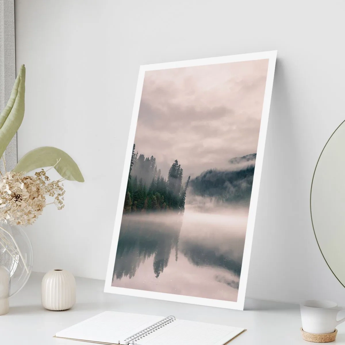 Affiche - Poster - Reflet dans le brouillard - 40x50 cm