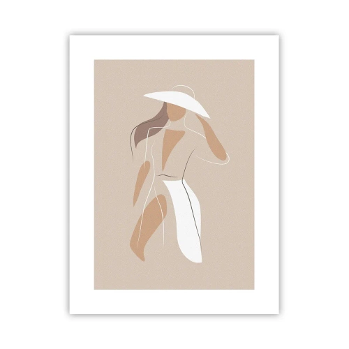 Affiche - Poster - Lea mode est un jeu - 30x40 cm