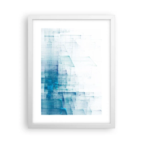 Affiche dans un cadre blanc - Poster - Comment l’espace s’est formé - 30x40 cm