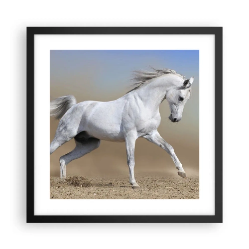 Affiche dans un cadre noir - Poster - Le plus beau conte de fées arabe - 40x40 cm