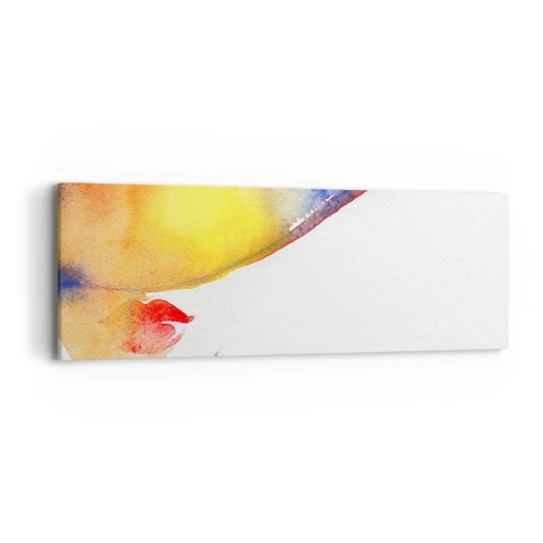 Impression sur toile - Image sur toile - Portrait d'une dame - 90x30 cm