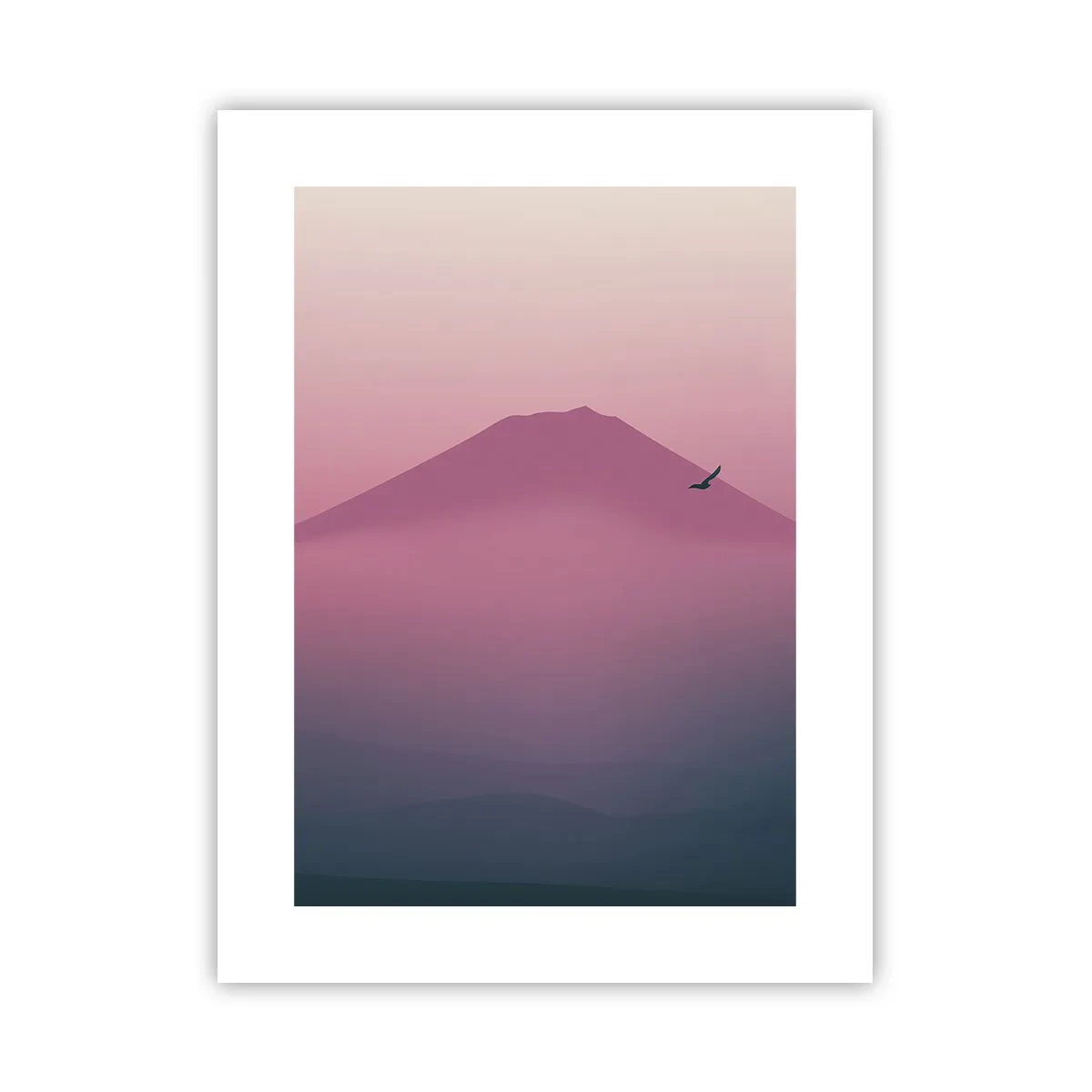 Affiche - Poster - Des pèlerins au dessus des nuages - 30x40 cm