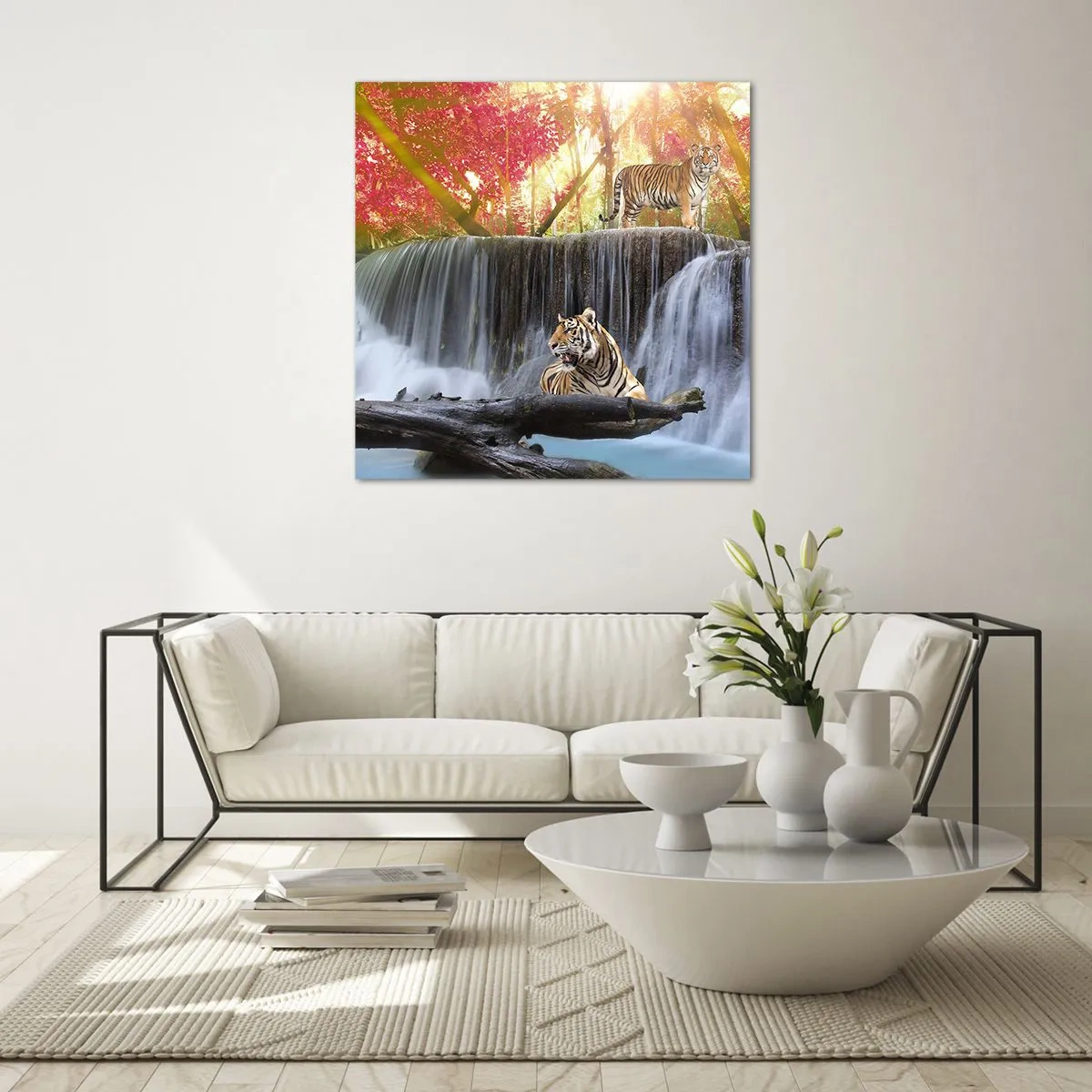 Impression sur verre - Image sur verre - Paysage surréaliste - 70x70 cm