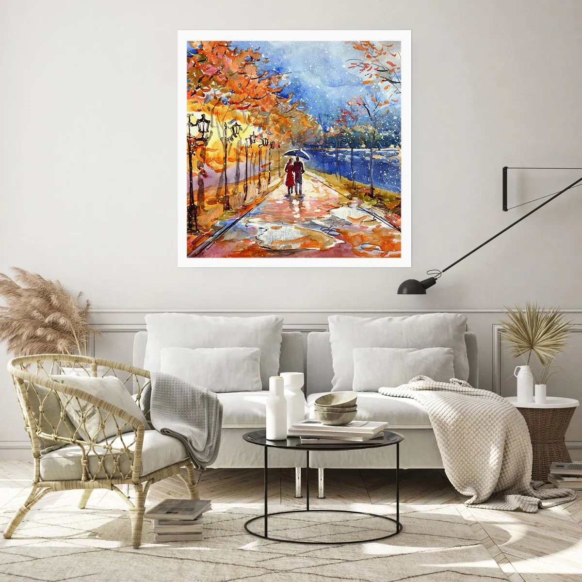 Affiche - Poster - Ensemble jusqu'au bout du temps - 30x30 cm