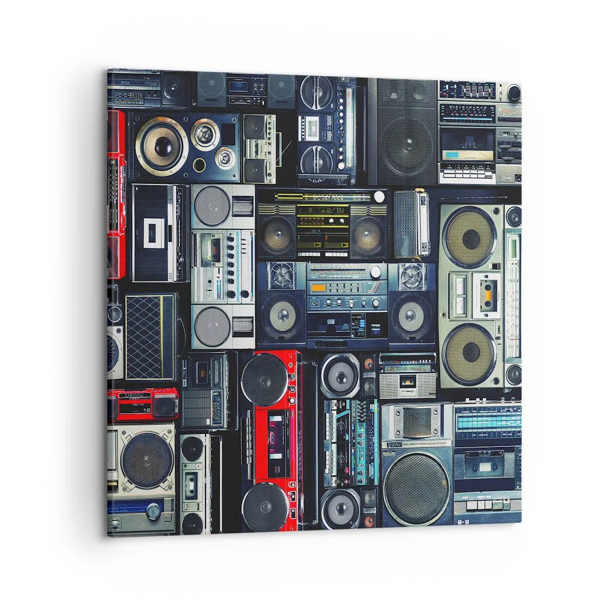 Impression sur toile - Image sur toile - Nostalgie des années 80 - 50x50 cm