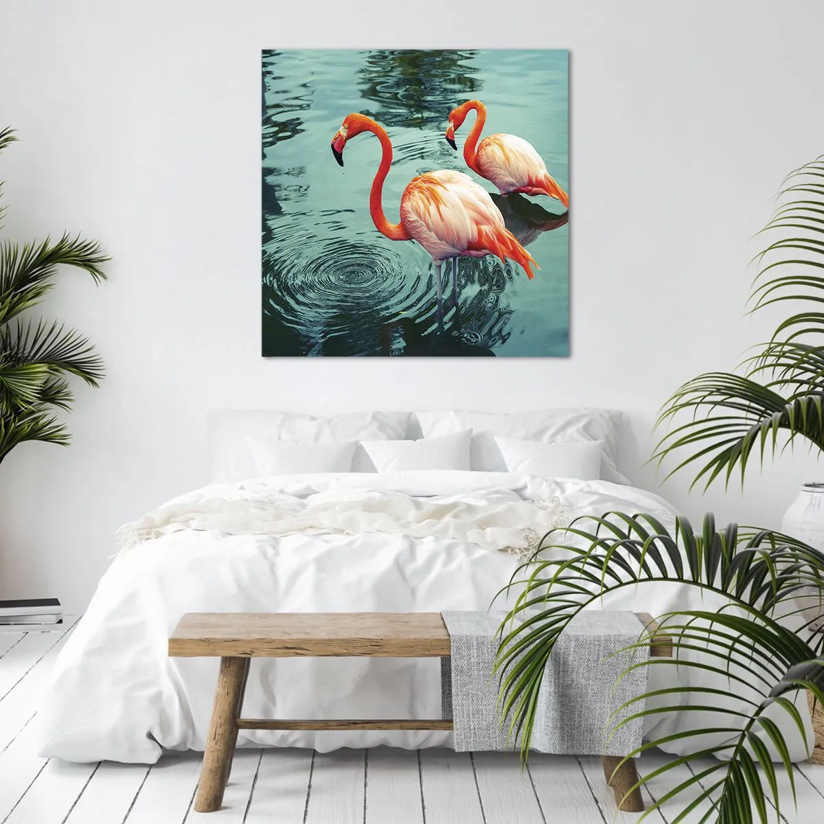 Impression sur toile - Image sur toile - Nous sommes à la mode maintenant - 40x40 cm