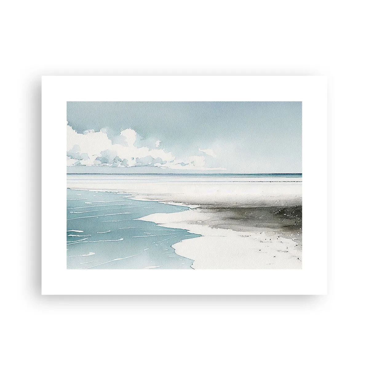 Affiche - Poster - Marée douce - 40x30 cm