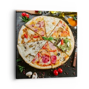 Impression sur toile - Image sur toile - Une gamme de saveurs - 40x40 cm