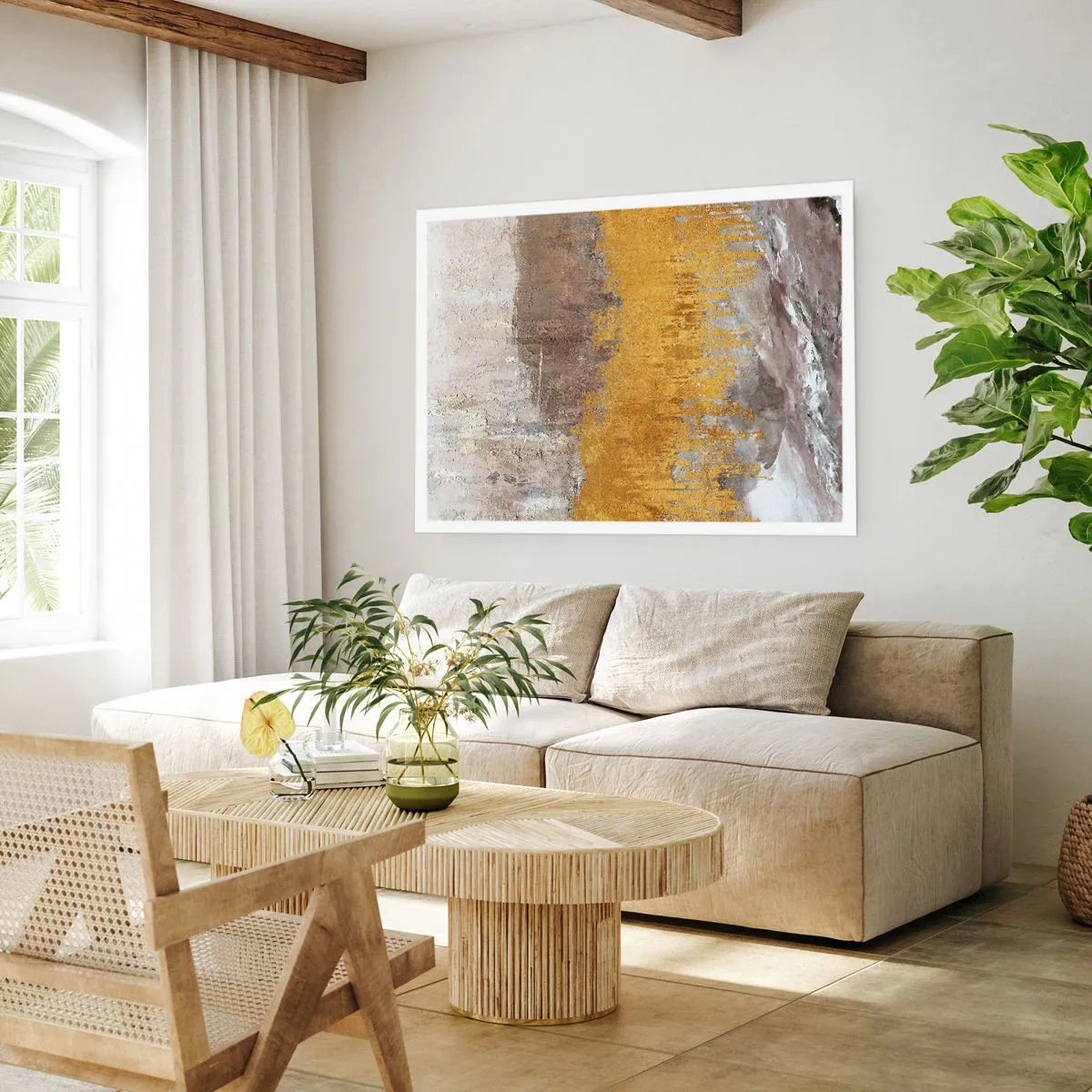 Affiche - Poster - Une explosion d'or - 91x61 cm