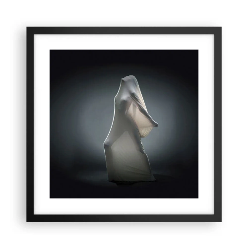 Affiche dans un cadre noir - Poster - Une soif secrète - 40x40 cm