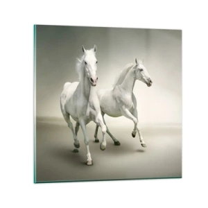 Impression sur verre - Image sur verre - White power! - 30x30 cm