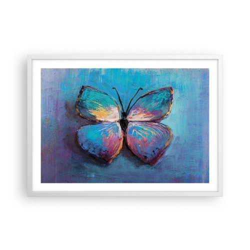 Affiche dans un cadre blanc - Poster - Dans toute sa splendeur - 70x50 cm