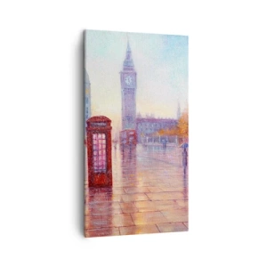 Impression sur toile - Image sur toile - Jour automnal londonien - 45x80 cm
