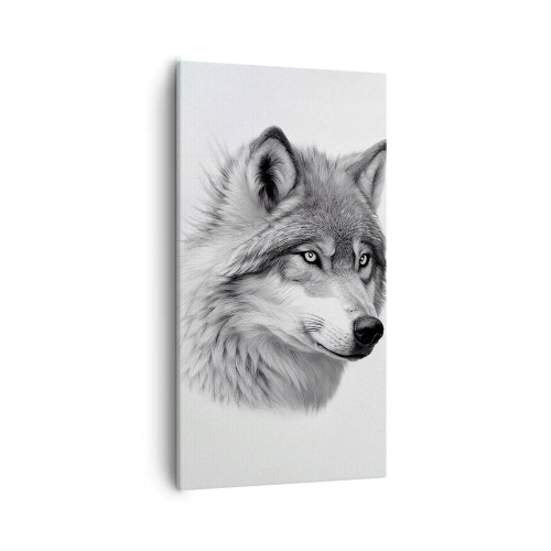 Impression sur toile - Image sur toile - Alpha – sans aucun doute - 55x100 cm