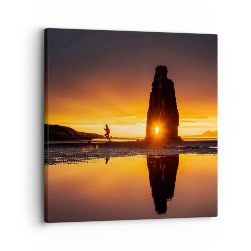 Impression sur toile - Image sur toile - Juste vous et la nature - 30x30 cm