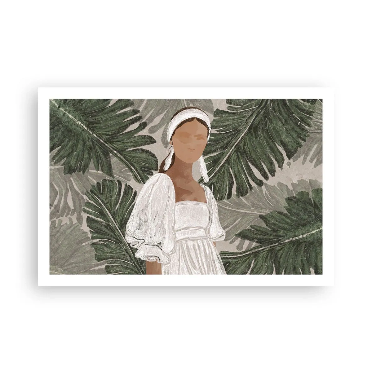 Affiche - Poster - Portrait exotique - 91x61 cm
