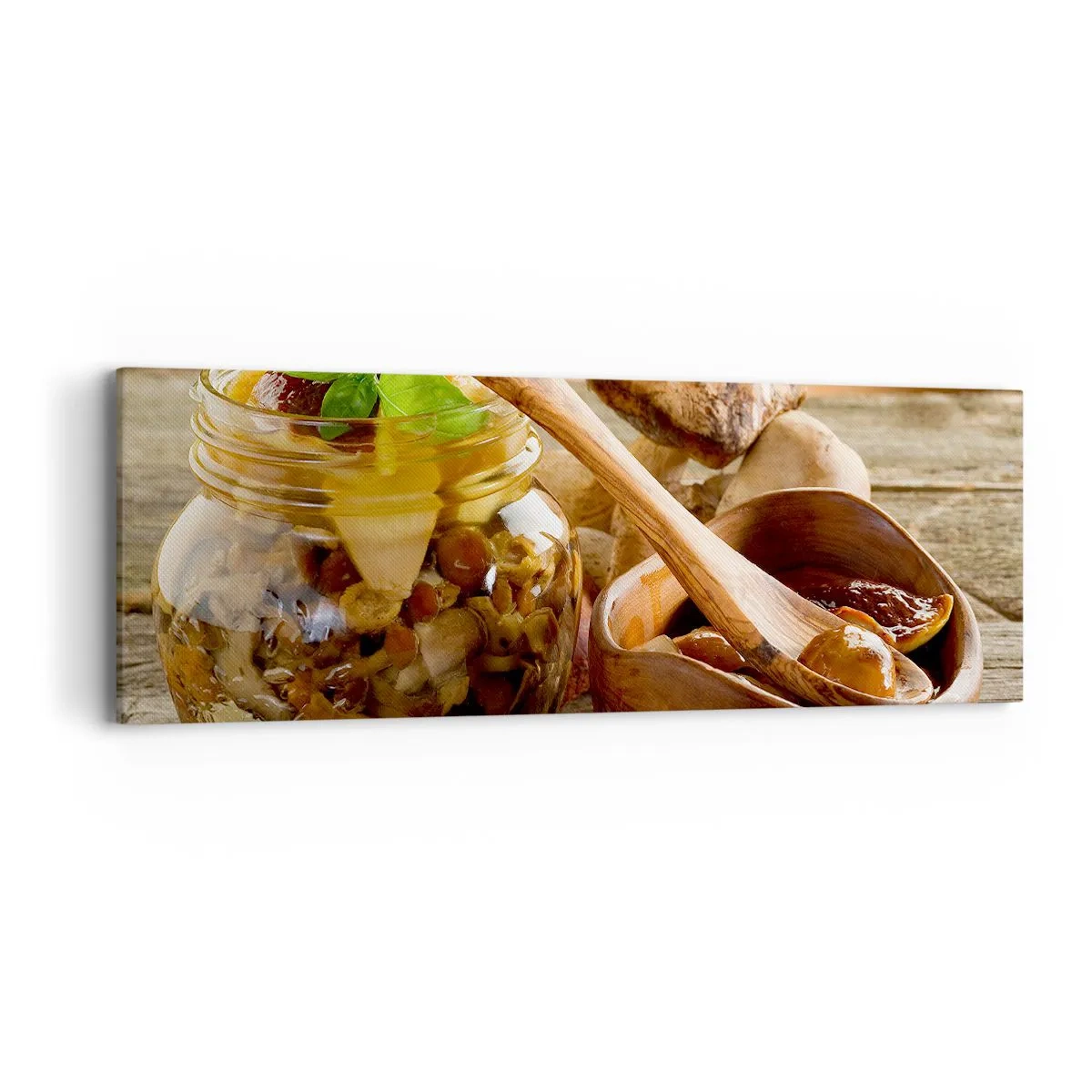 Impression sur toile - Image sur toile - Que ce soit frais ou salé, ou en automne... - 90x30 cm