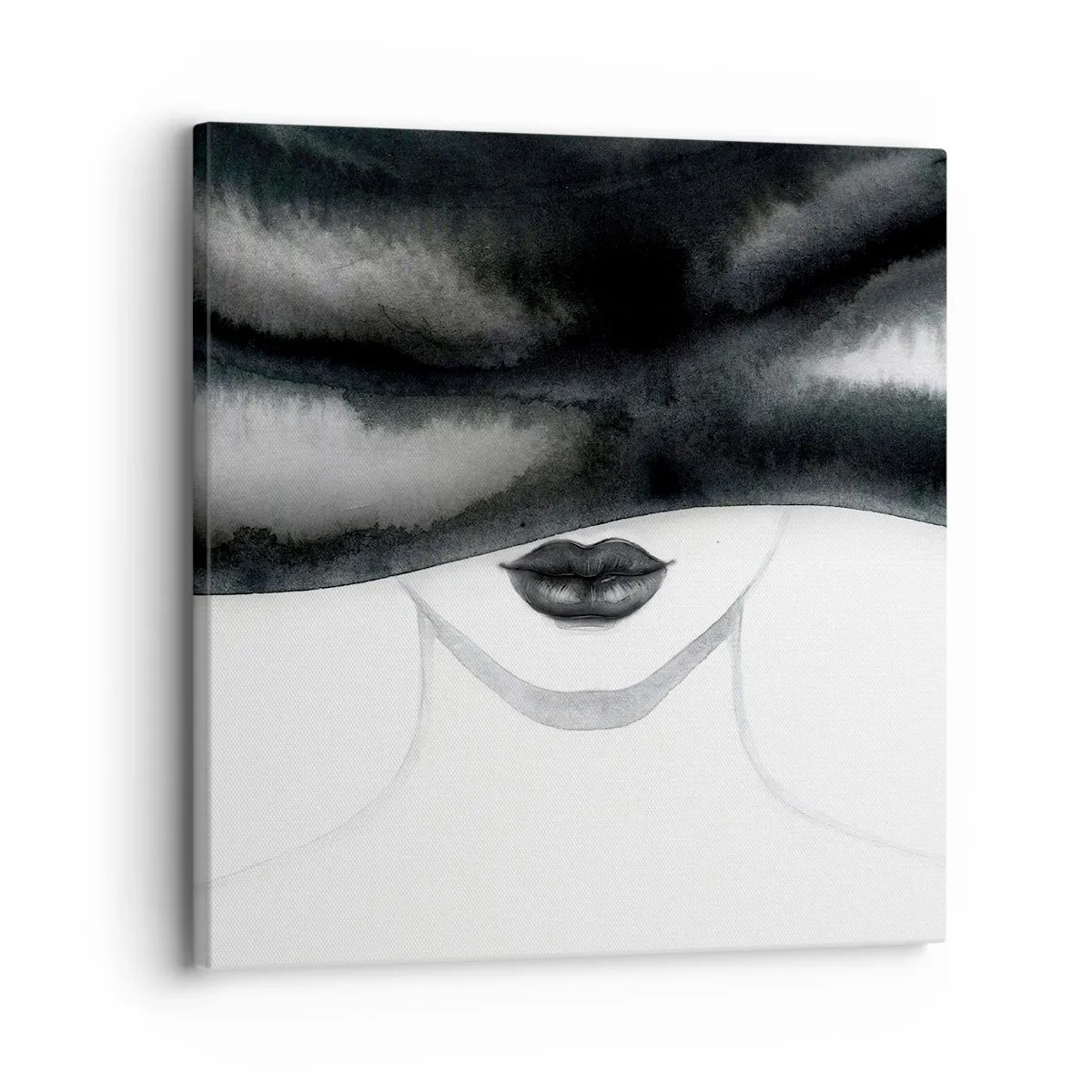 Impression sur toile - Image sur toile - Un mystère sensuel - 30x30 cm