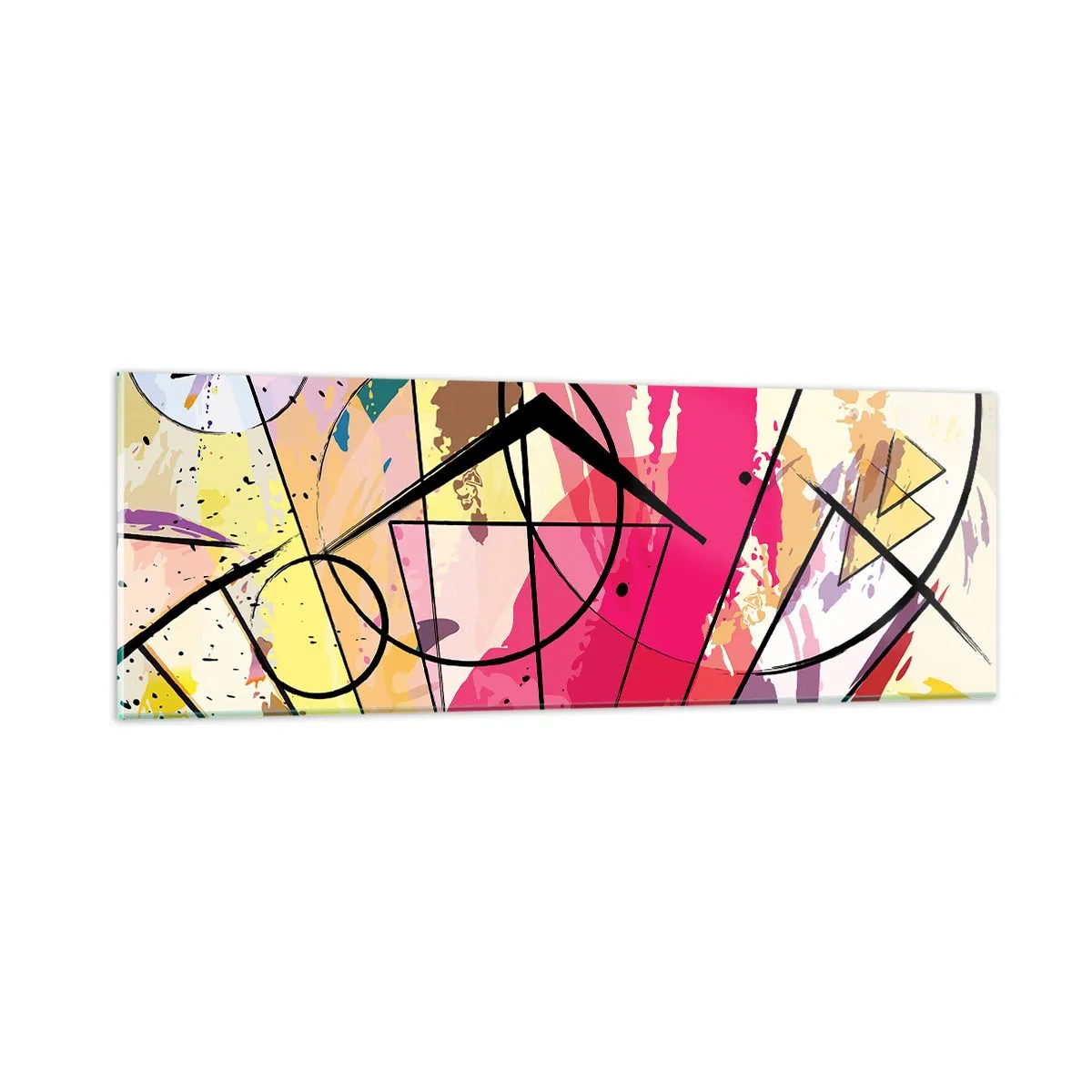 Impression sur verre - Image sur verre - Explosion - 90x30 cm