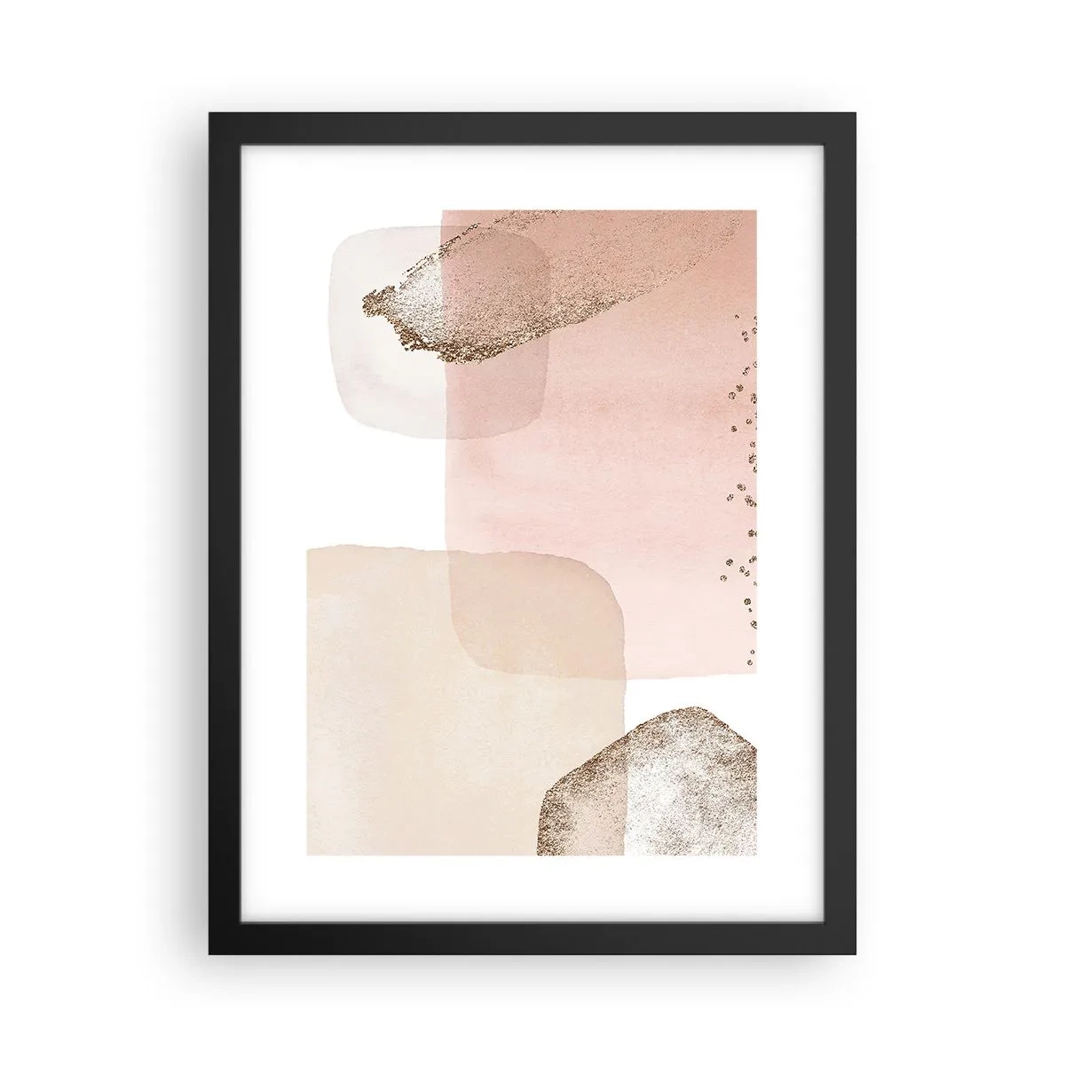 Affiche dans un cadre noir - Poster - Regard à travers la couleur - 30x40 cm