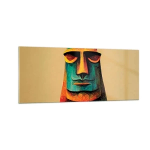 Impression sur verre - Image sur verre - Statuesque et sympathique - 100x40 cm