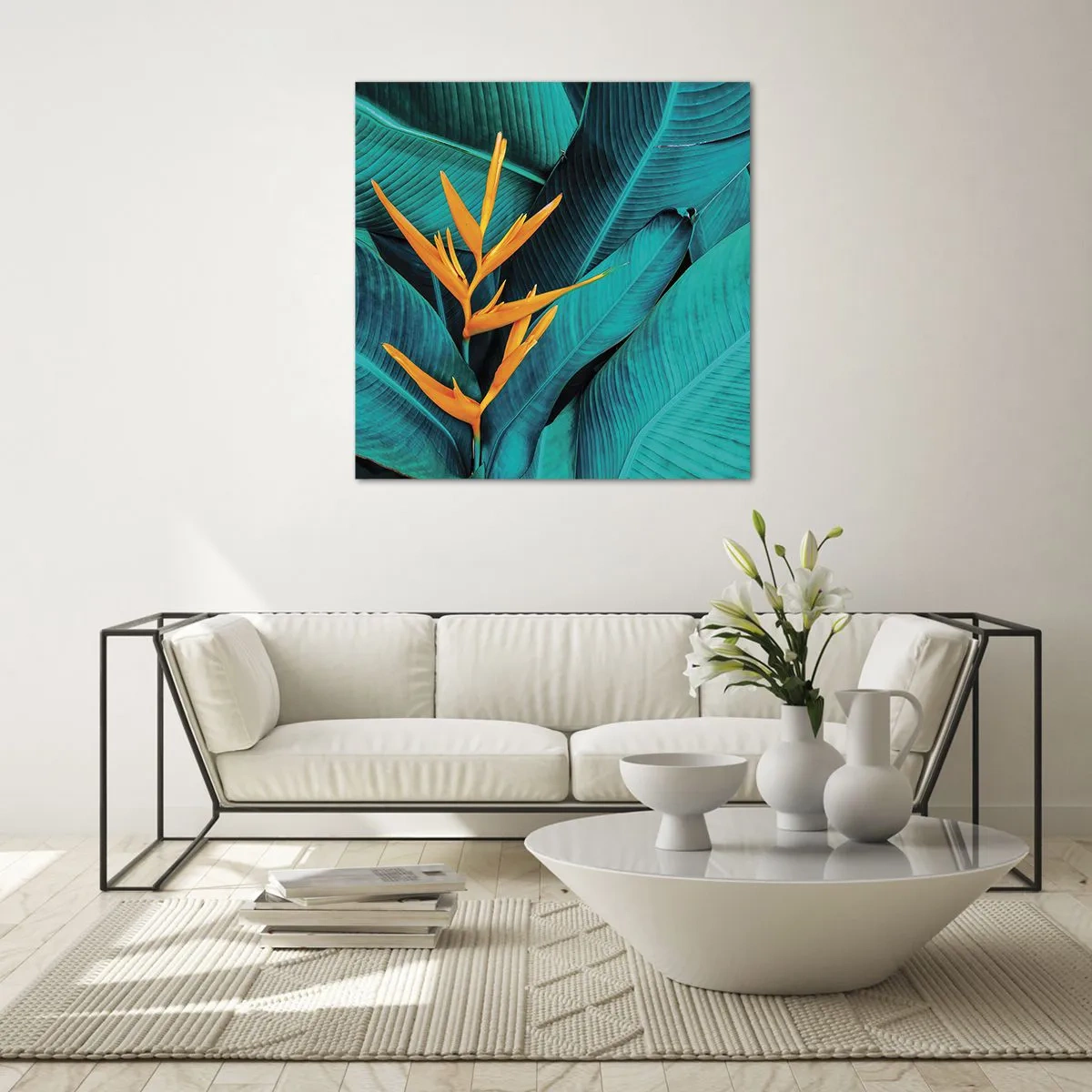 Impression sur verre - Image sur verre - Fleur d'Eden - 30x30 cm