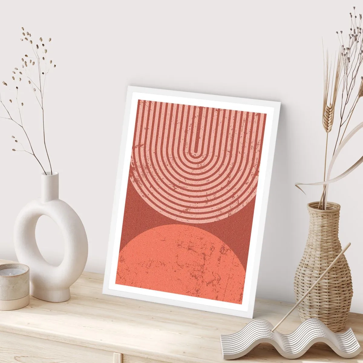 Affiche dans un cadre blanc - Poster - Une relation proche - 61x91 cm