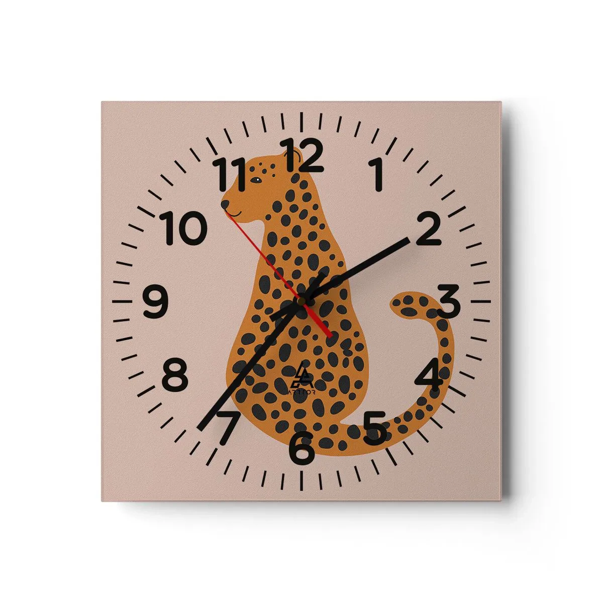 Horloge murale - Pendule murale - La panthère est un motif à la mode - 40x40 cm