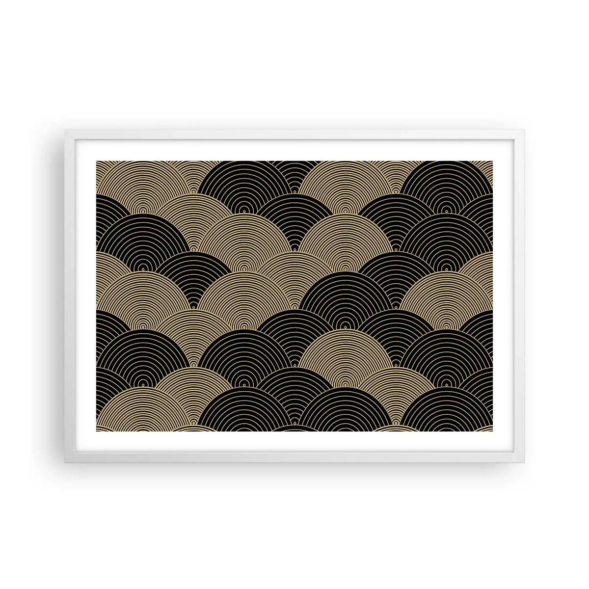 Affiche dans un cadre blanc - Poster - Unité dans la multiplicité - 70x50 cm