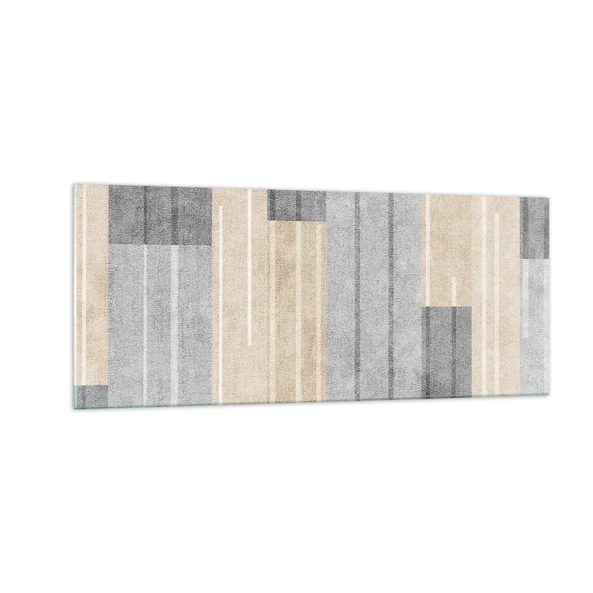 Impression sur verre - Image sur verre - Composition : se tenir droit - 100x40 cm