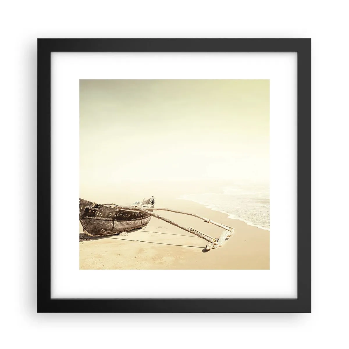 Affiche dans un cadre noir - Poster - Mémoire des mers du sud - 30x30 cm
