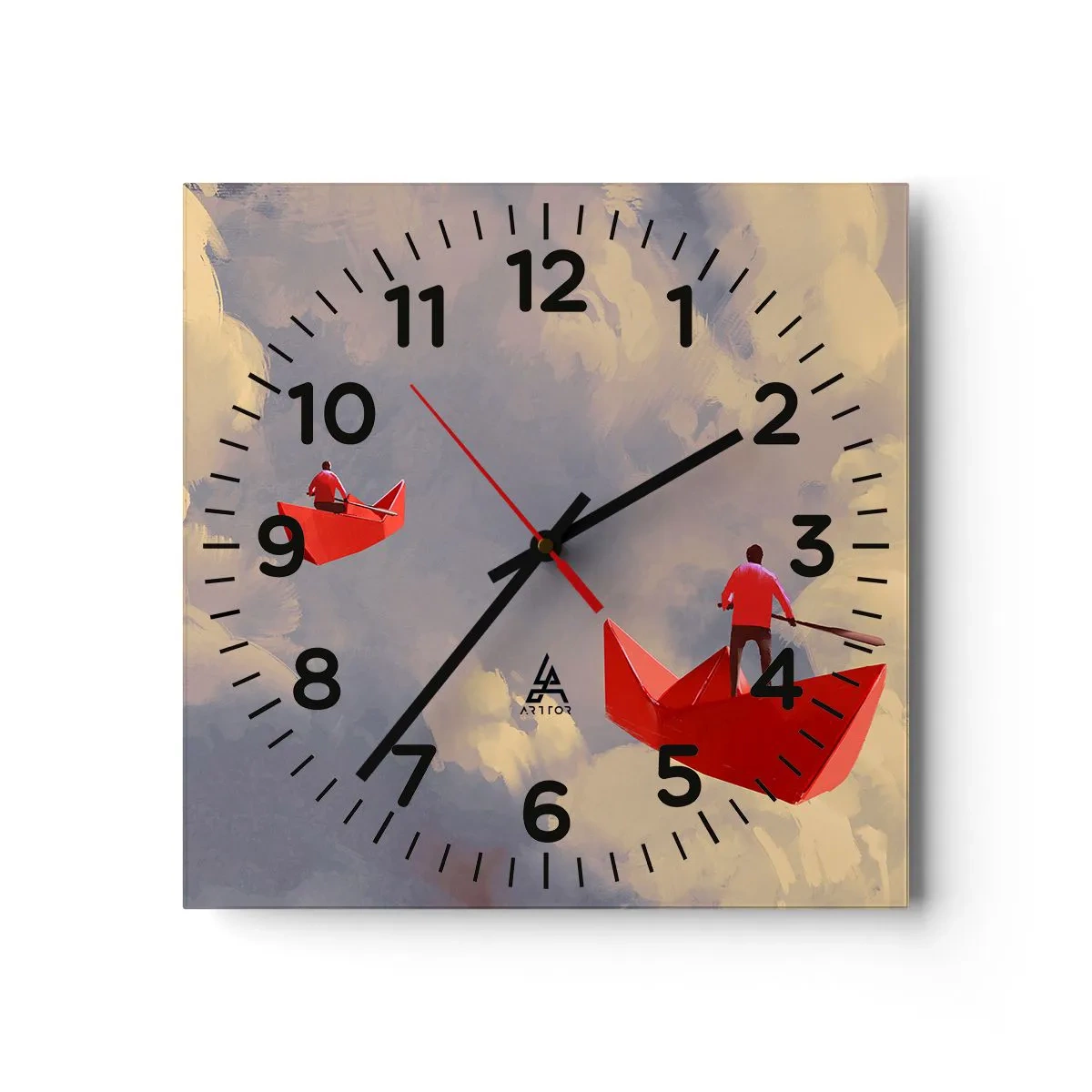 Horloge murale - Pendule murale - Expédition des Rêveurs - 30x30 cm