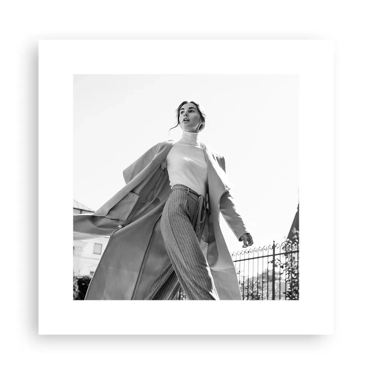 Affiche - Poster - Tu viens avec moi? - 30x30 cm