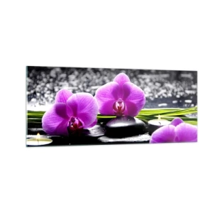 Impression sur verre - Image sur verre - Se noyer dans la paix et la tranquillité - 100x40 cm