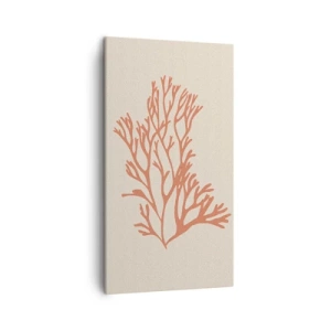 Impression sur toile - Image sur toile - Filigrane de corail - 45x80 cm