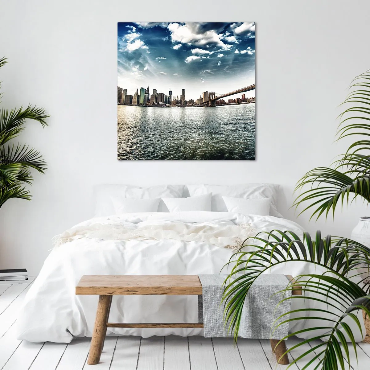 Impression sur toile - Image sur toile - L'île de verre - 50x50 cm